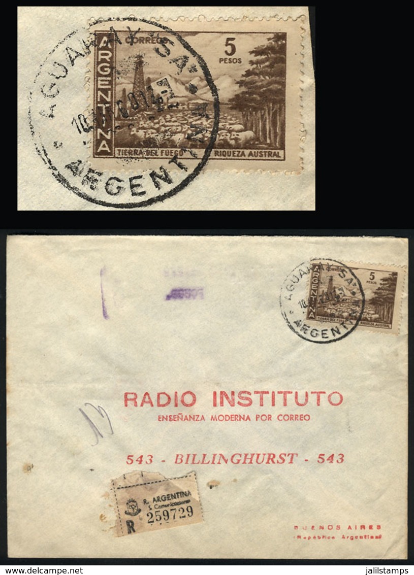 ARGENTINA: Registered Cover Sent From AGUARAY (Salta) To Buenos Aires On 10/MAR/1960 - Covers & Documents