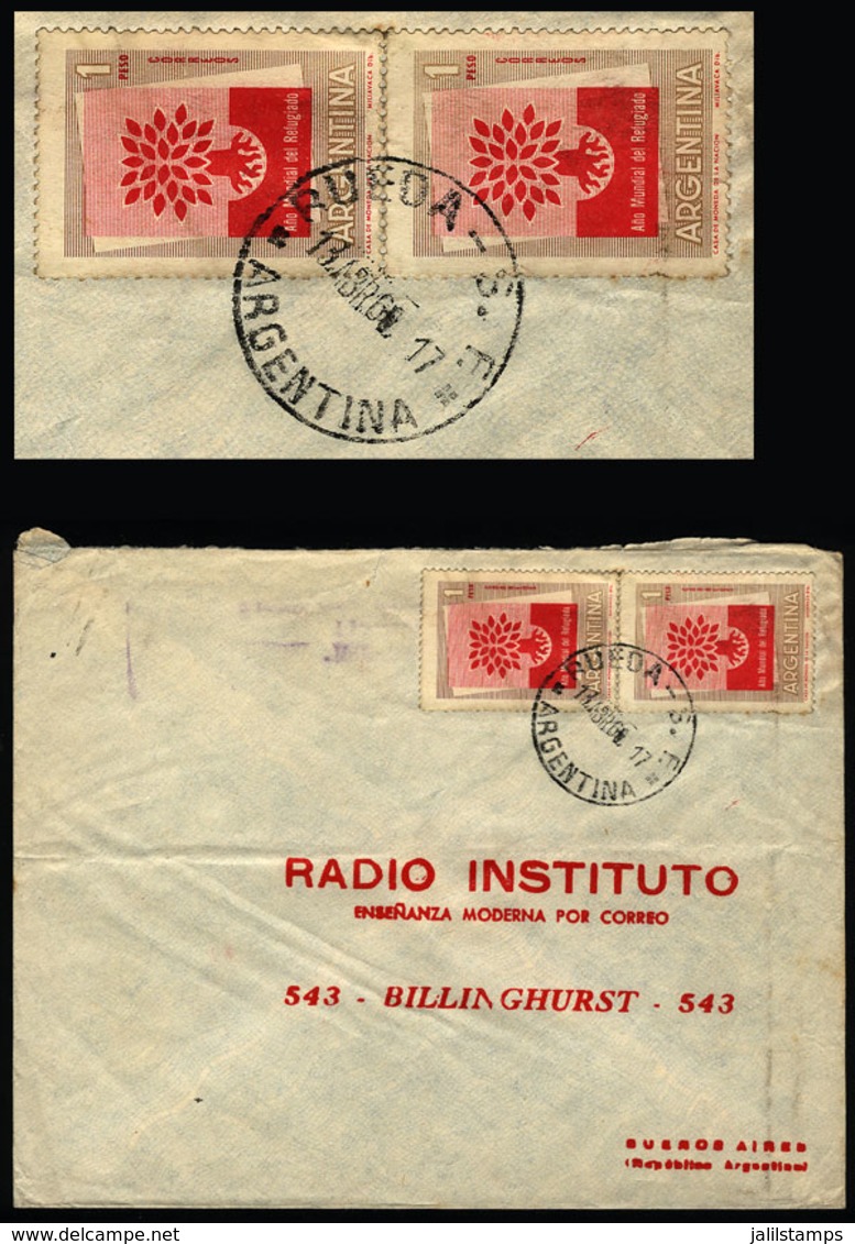 ARGENTINA: Cover With Postmark Of "RUEDA" (Santa Fe) Sent To Buenos Aires On 13/AP/1960, VF Quality" - Storia Postale