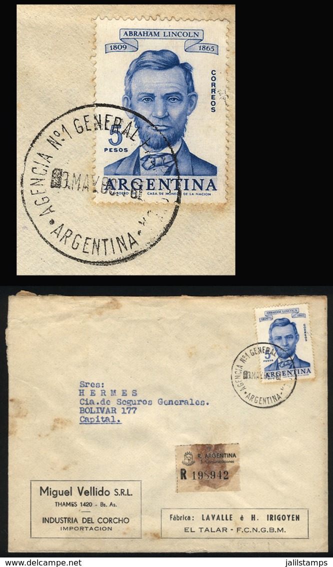 ARGENTINA: Registered Cover With Postmark Of "AGENCIA Nº1 GENERAL PACHECO (B.Aires) Sent To Buenos Aires On 9/MAY/1960" - Cartas & Documentos