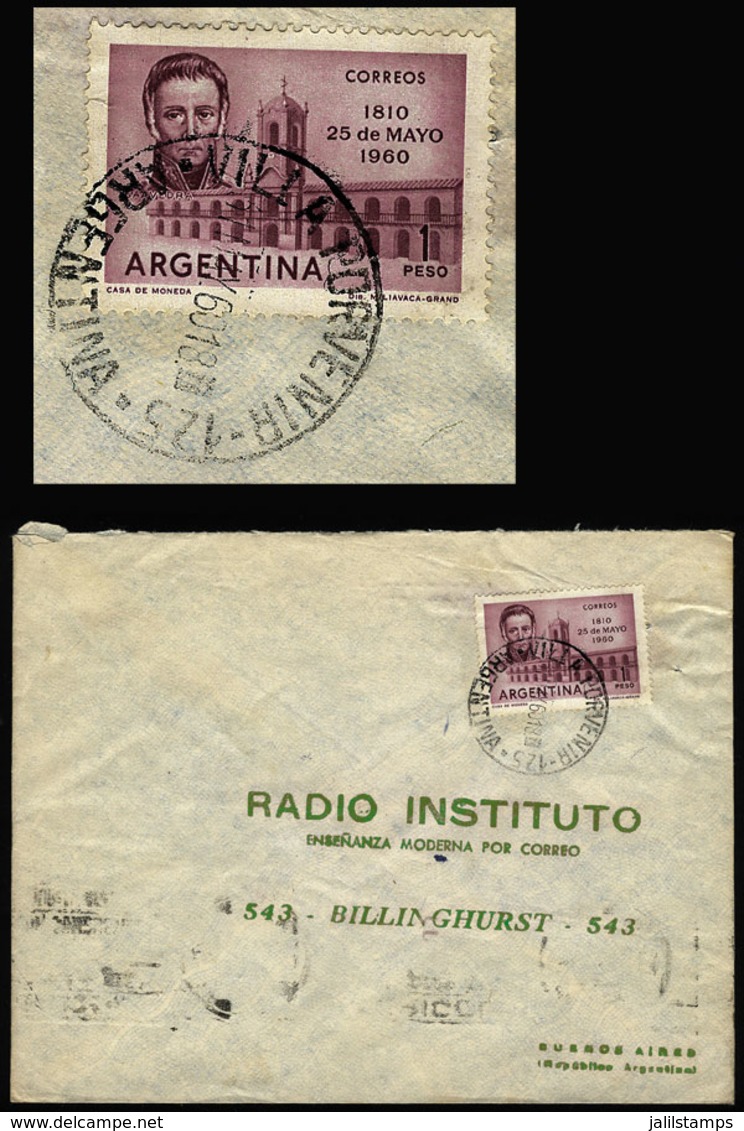 ARGENTINA: Cover With Postmark Of "VILLA PORVENIR - 125" (Buenos Aires) Mailed On 11/MAY/1960 To Buenos Aires" - Lettres & Documents