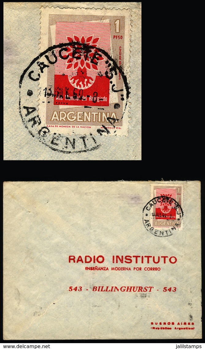 ARGENTINA: Cover Sent From CAUCETE (San Juan) To Buenos Aires On 13/MAY/1960, VF Quality - Cartas & Documentos