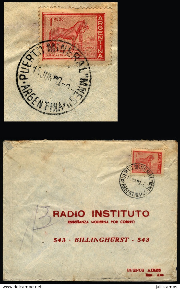 ARGENTINA: Cover Sent From "PUERTO MINERAL" (Misiones) To Buenos Aires On 15/JUN/1960." - Cartas & Documentos