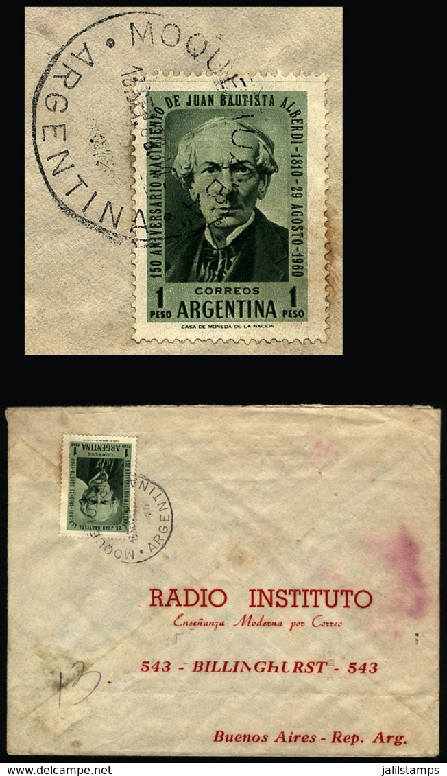 ARGENTINA: Cover With Postmark Of "MOQUEHUA" (Buenos Aires) Sent To Buenos Aires In SE/1960" - Brieven En Documenten