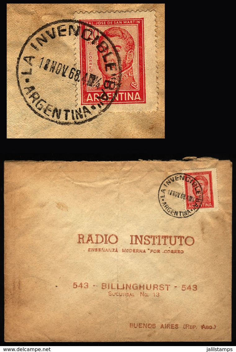 ARGENTINA: Cover Sent From "LA INVENCIBLE"  (Buenos Aires) To Buenos Aires City On 18/NO/1968, VF Quality" - Brieven En Documenten
