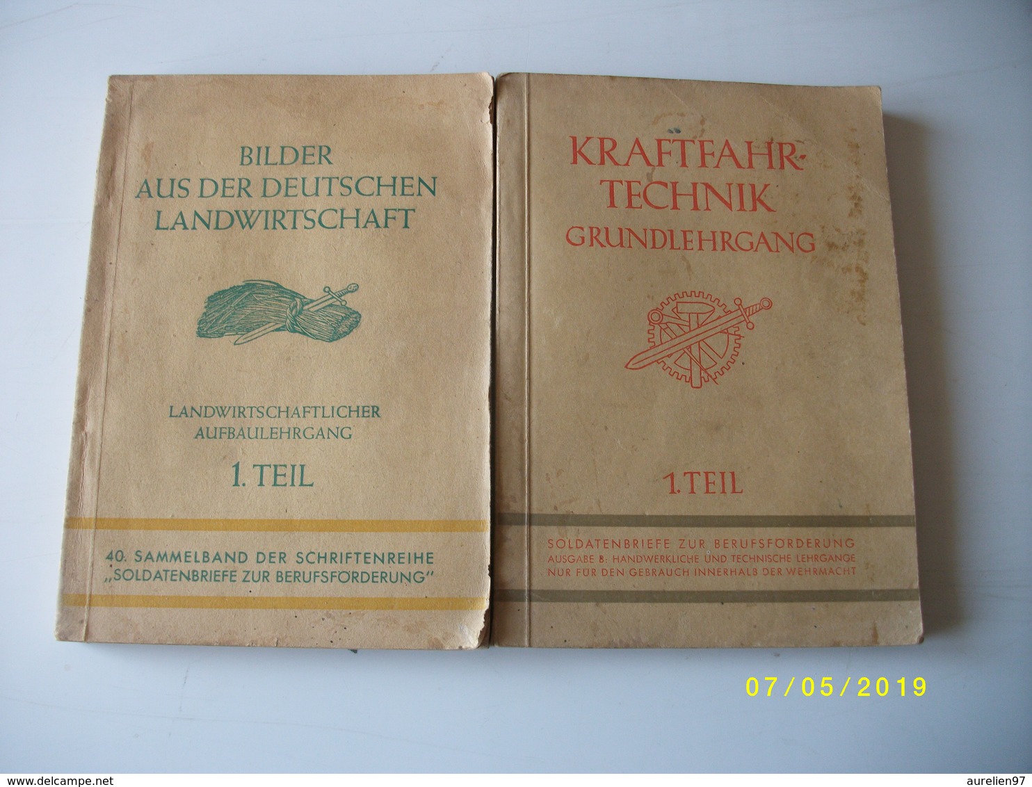 2 Livres En Allemand Voir Les Photos - Livres Anciens