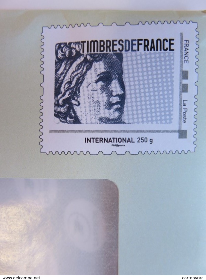 Enveloppe Entier Postal - International 250 G  Sabine - Philaposte - Phil@poste - 2019 - A La Mode De Provence - Pseudo-entiers Officiels