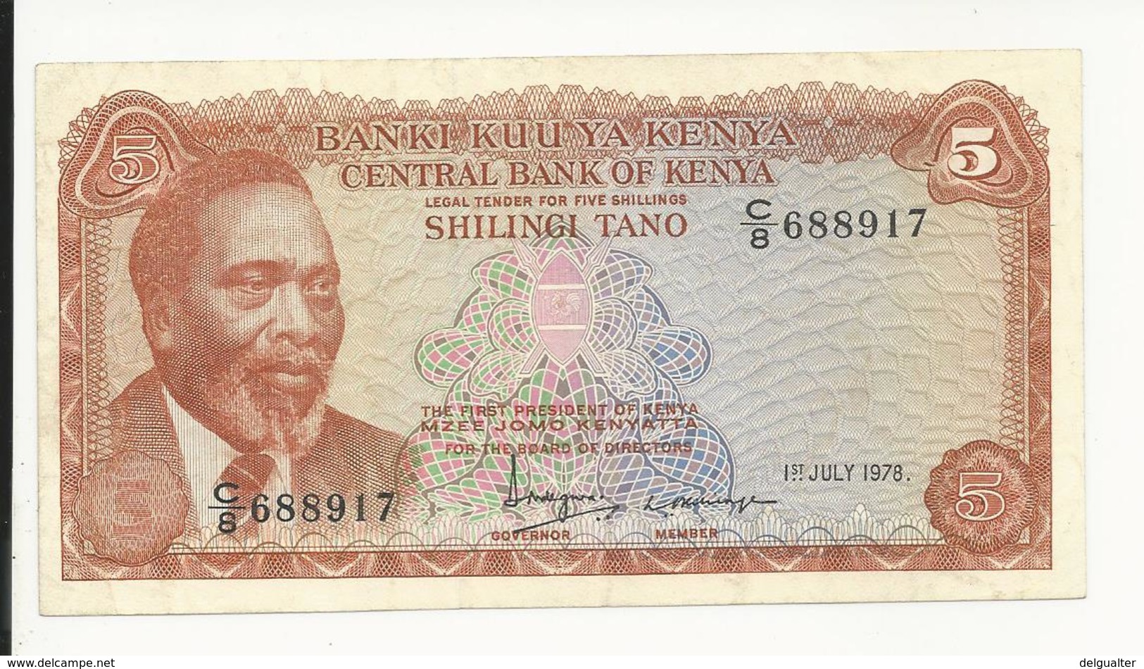 Kenya 5 Shilingi 1978 Almost EF - Kenia
