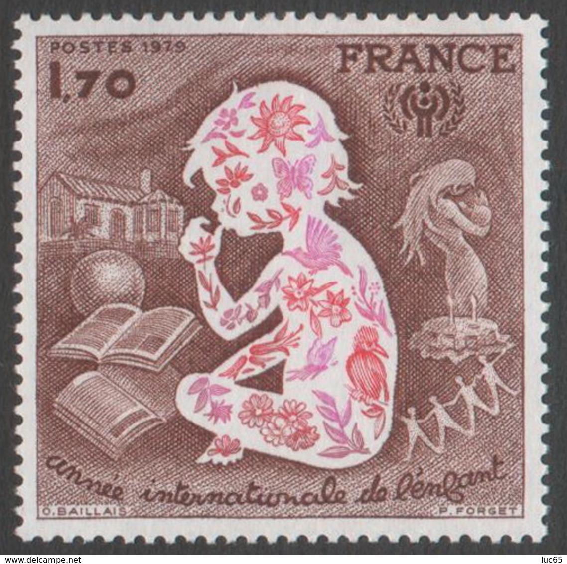 France Neuf Sans Charnière 1979 Année Internationale De L'enfant Livre YT 2028 - Nuevos