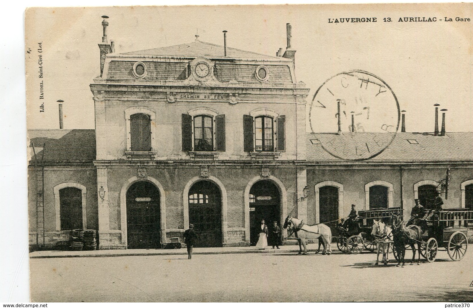 AURILLAC - La Gare Les Attelages Taxi - Aurillac