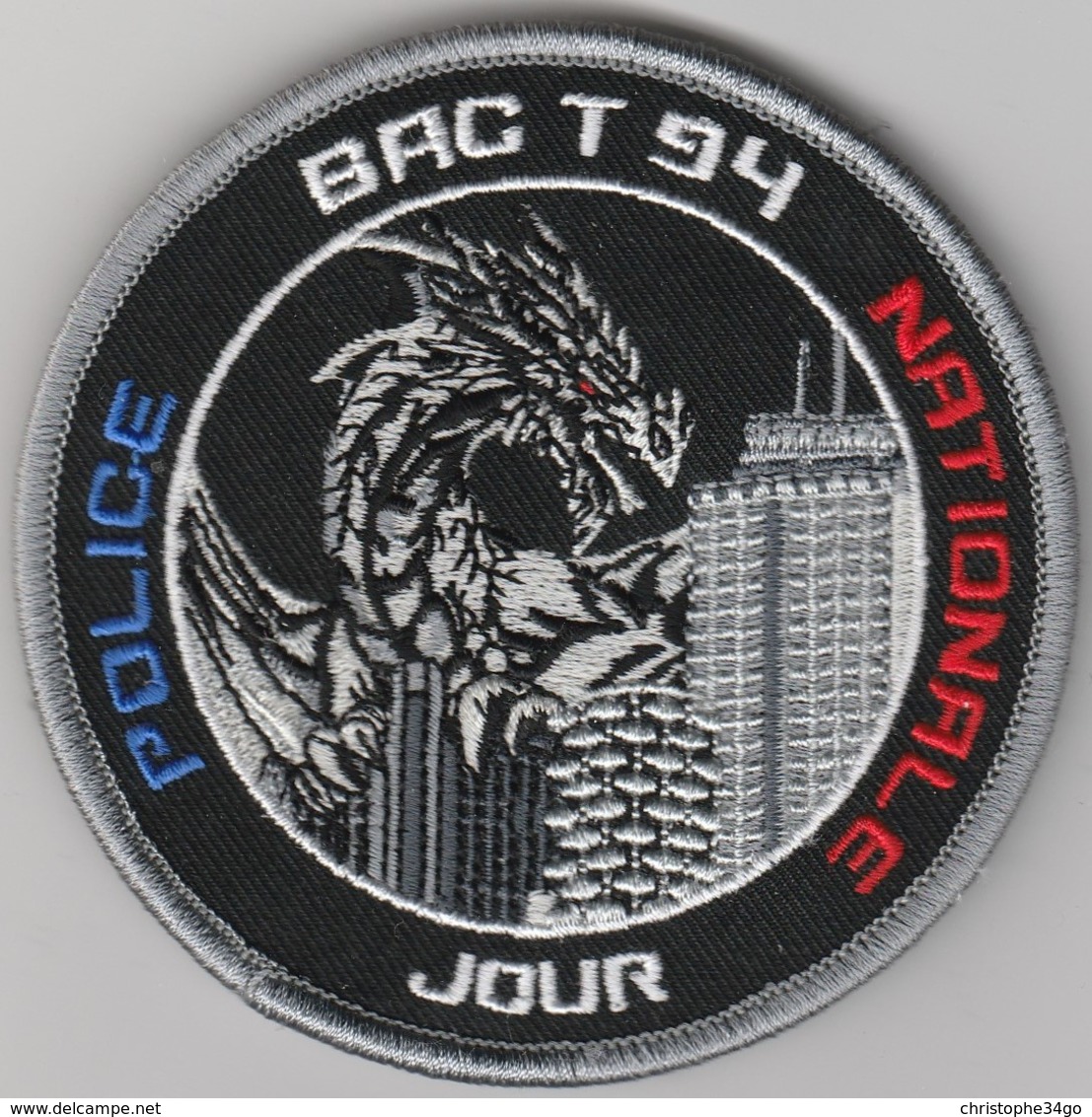 Écusson Police BAC Territoriale 94 - Police & Gendarmerie