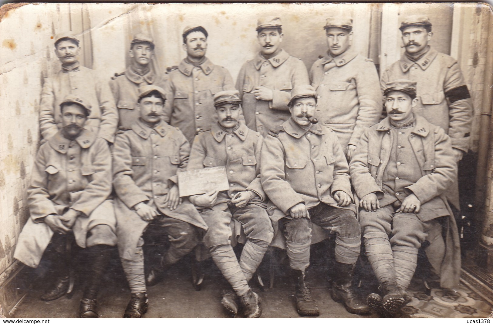 TRES BELLE CARTE PHOTO 68 EME D INFANTERIE 915 - Reggimenti