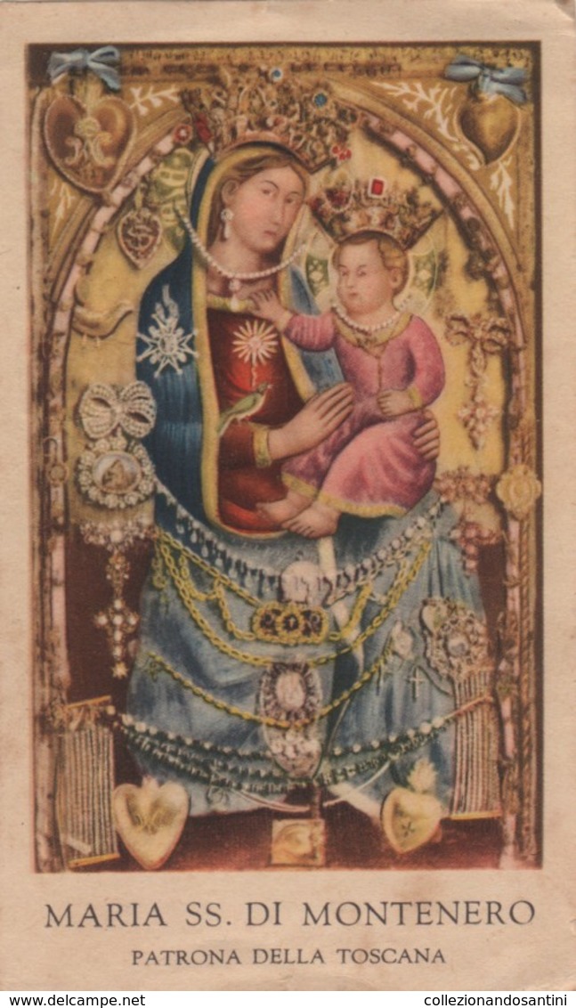 Santino Antico Madonna Di Montenero Da Livorno - Religion & Esotérisme