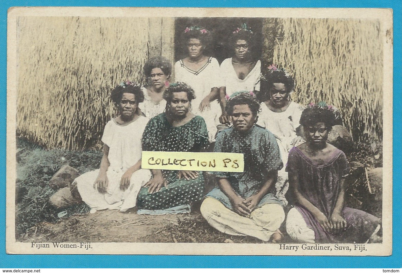 OCEANIE**** Fidji Island - Fijian Women ,Fiji (colorisée) - Fidji