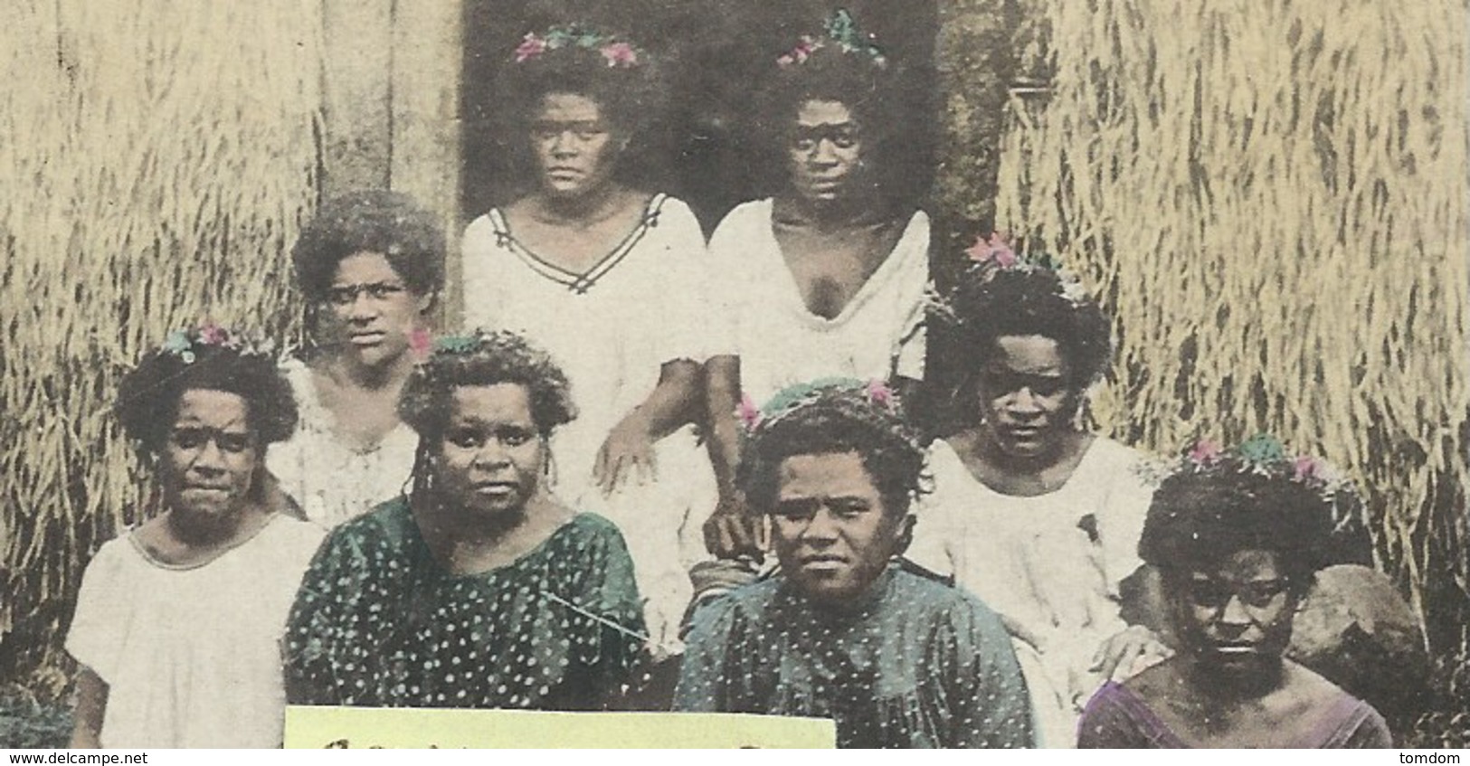 OCEANIE**** Fidji Island - Fijian Women ,Fiji (colorisée) - Fidji