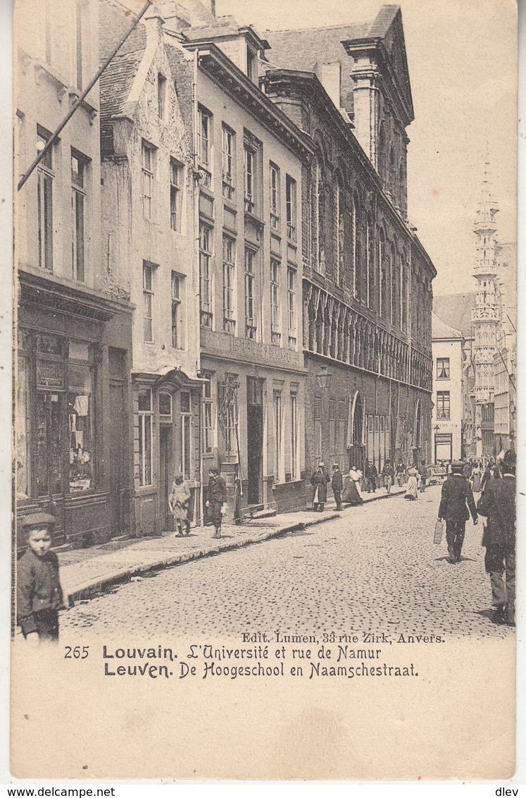 Leuven - De Hoogeschool En Naamschestraat - Geanimeerd - 265 - Leuven