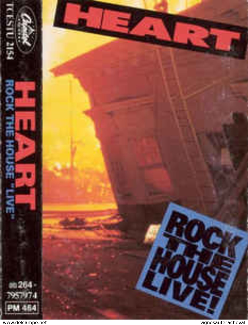 Heart- Rock The House Live - Cassettes Audio