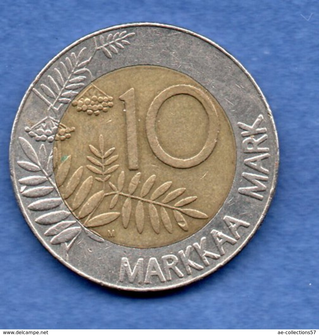 Finlande  -  10 Markkaa  1993  --  Km # 77  -- état  TB+ - Finlandia