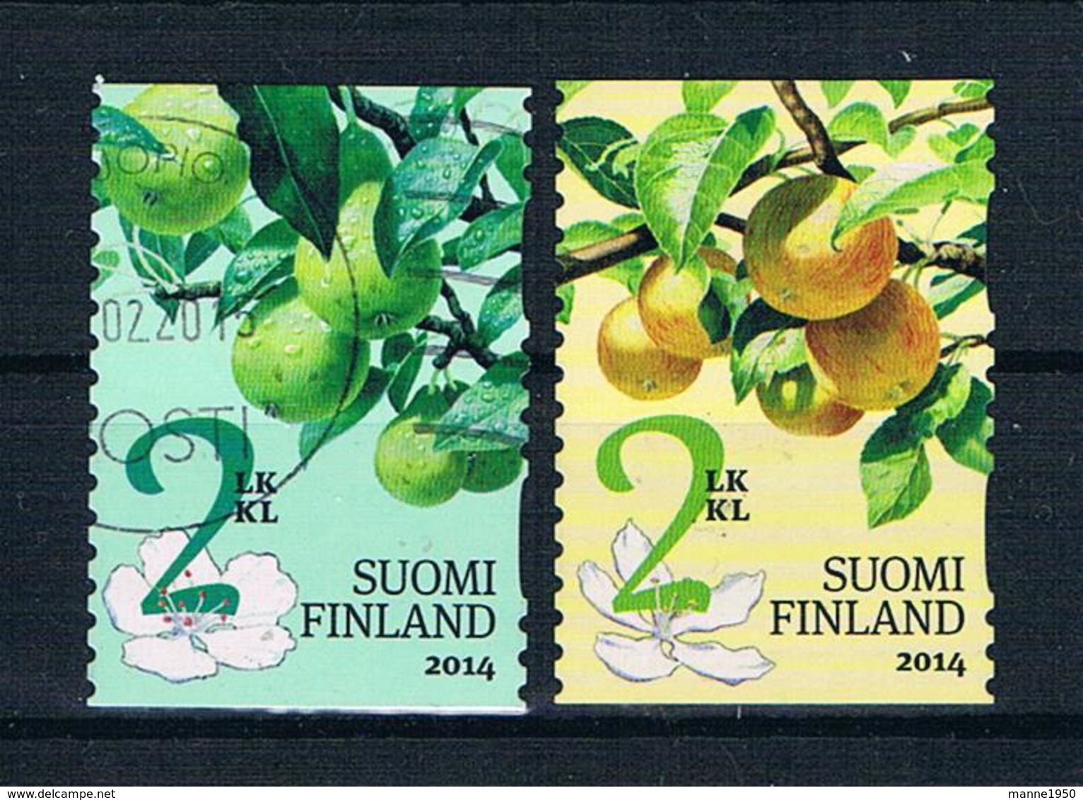 Finnland 2014 Früchte Mi.Nr. 2293/94 Gestempelt - Gebruikt