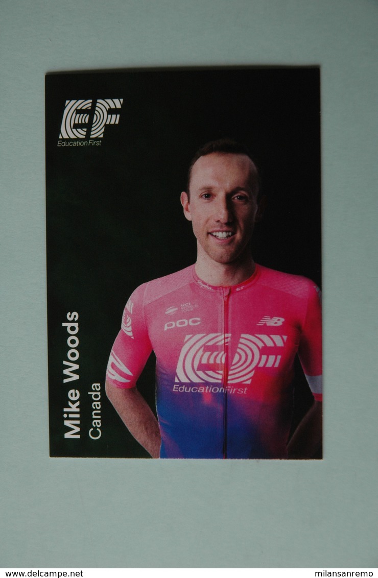 CYCLISME: CYCLISTE : EQUIPE EF EDUCATION 2019 Format 9 X 6.3 :MIKE WOODS - Radsport