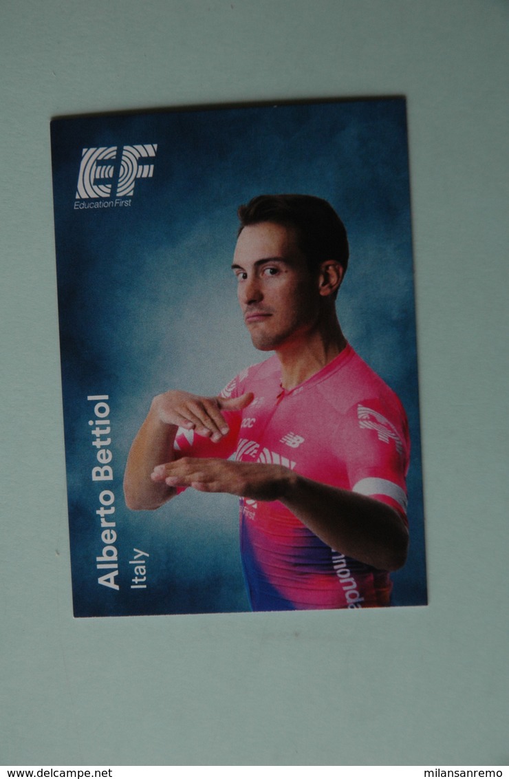 CYCLISME: CYCLISTE : EQUIPE EF EDUCATION 2019 Format 9 X 6.3 :ALBERTO BETTIOL - Ciclismo