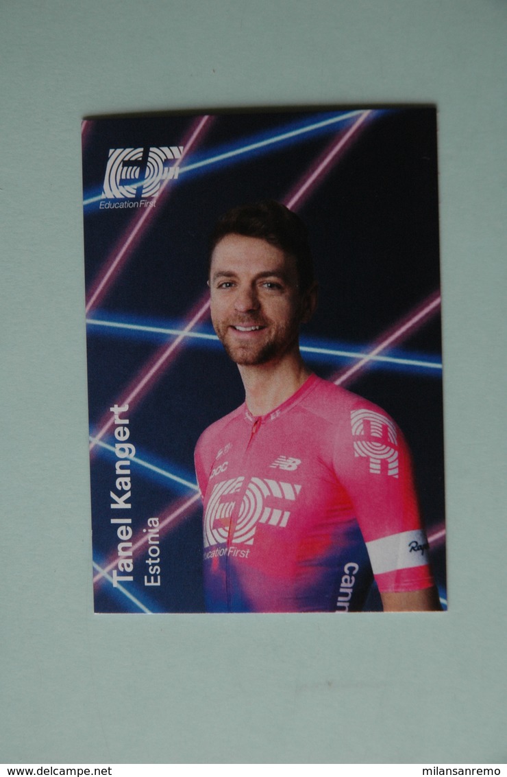 CYCLISME: CYCLISTE : EQUIPE EF EDUCATION 2019 Format 9 X 6.3 : TANEL KANGERT - Ciclismo