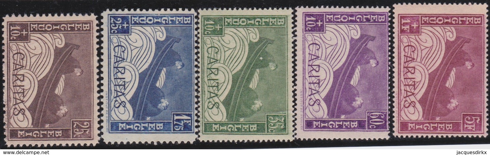 Belgie    .    OBP    .   249/253   .     **         .     Postfris   .   /   .  Neuf SANS Charniere - Neufs