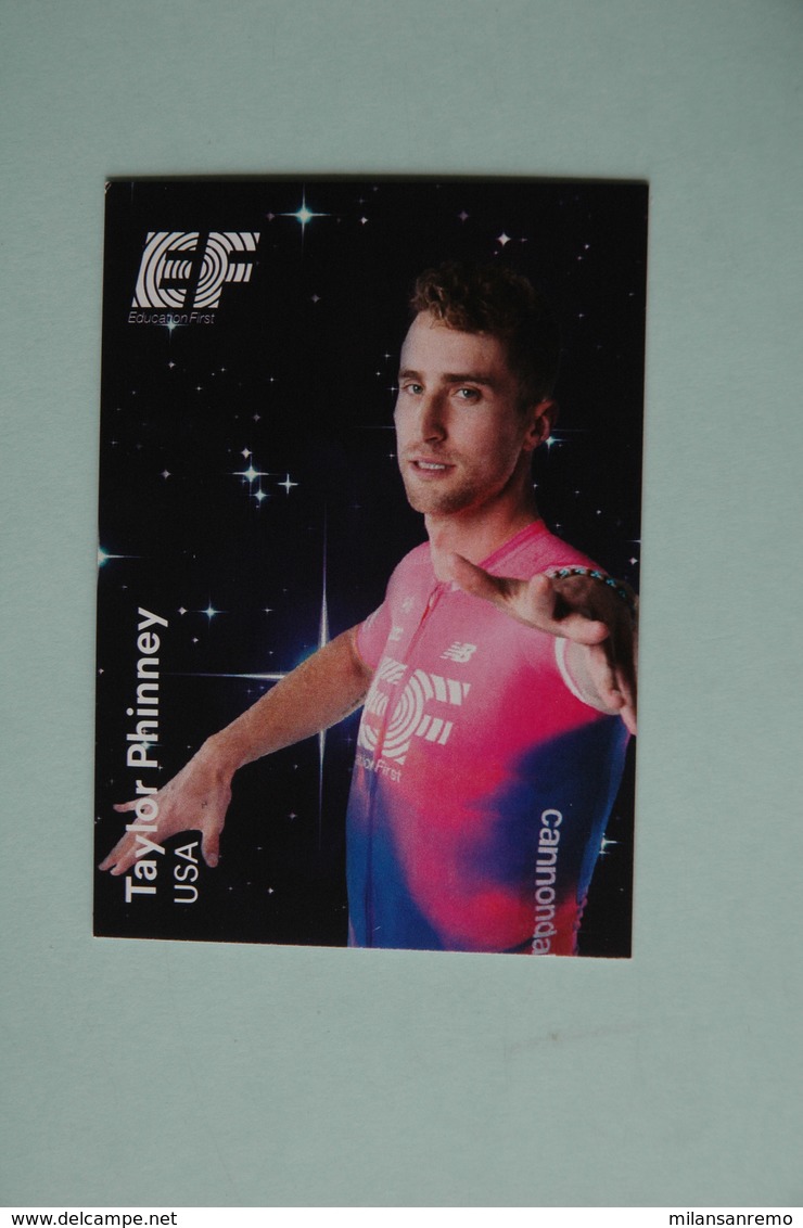 CYCLISME: CYCLISTE : EQUIPE EF EDUCATION 2019 Format 9 X 6.3 : TAYLOR PHINNEY - Ciclismo