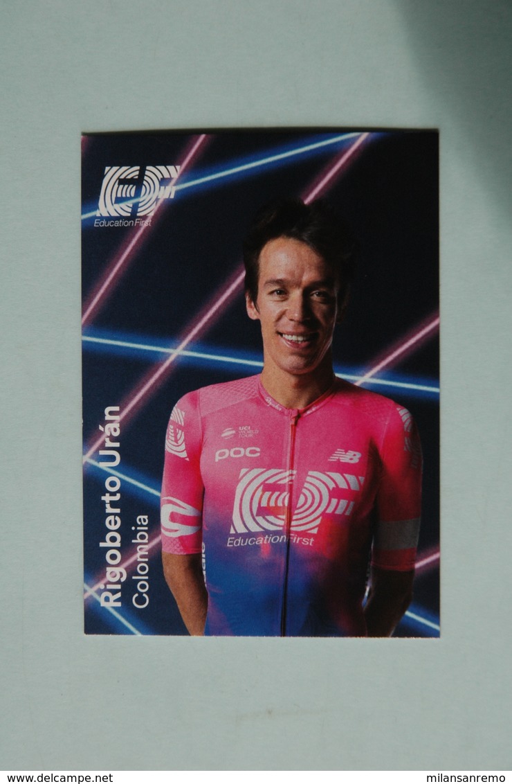 CYCLISME: CYCLISTE : EQUIPE EF EDUCATION 2019 Format 9 X 6.3 : RIGOBERTO URAN - Ciclismo