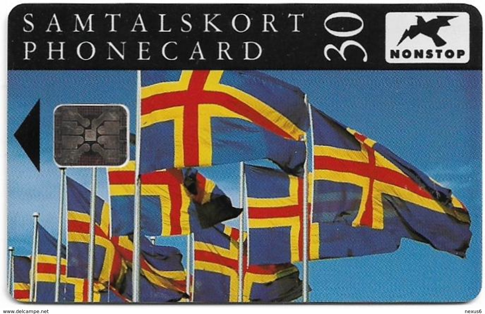 Aland - Åland Post - Flag Of Åland - SC5, 12.1992, 30mk, 15.000ex, Used - Aland