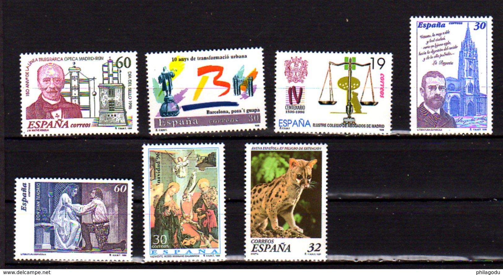 Espagne 1975-96, Séries Et Dépareillés Neufs, Entre 2005 Et 3046** Cote 104 €, - Unused Stamps