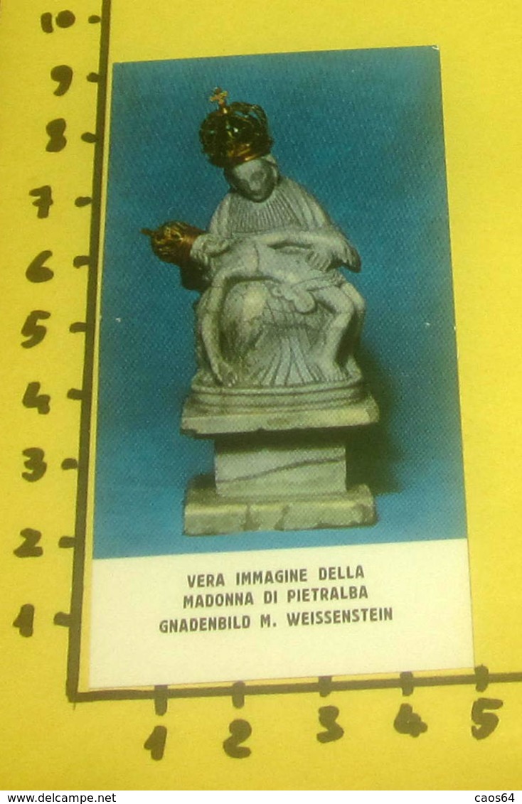 Madonna Di Pietralba Gnadenbild M. Weissenstein (Bolzano)  SANTINO Piccolo Mignon - Santini