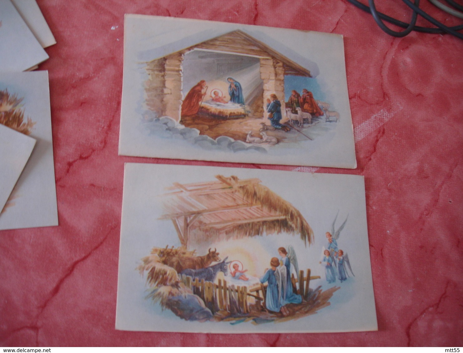 lot 19 carte theme jesus creche roi mage illustrateur