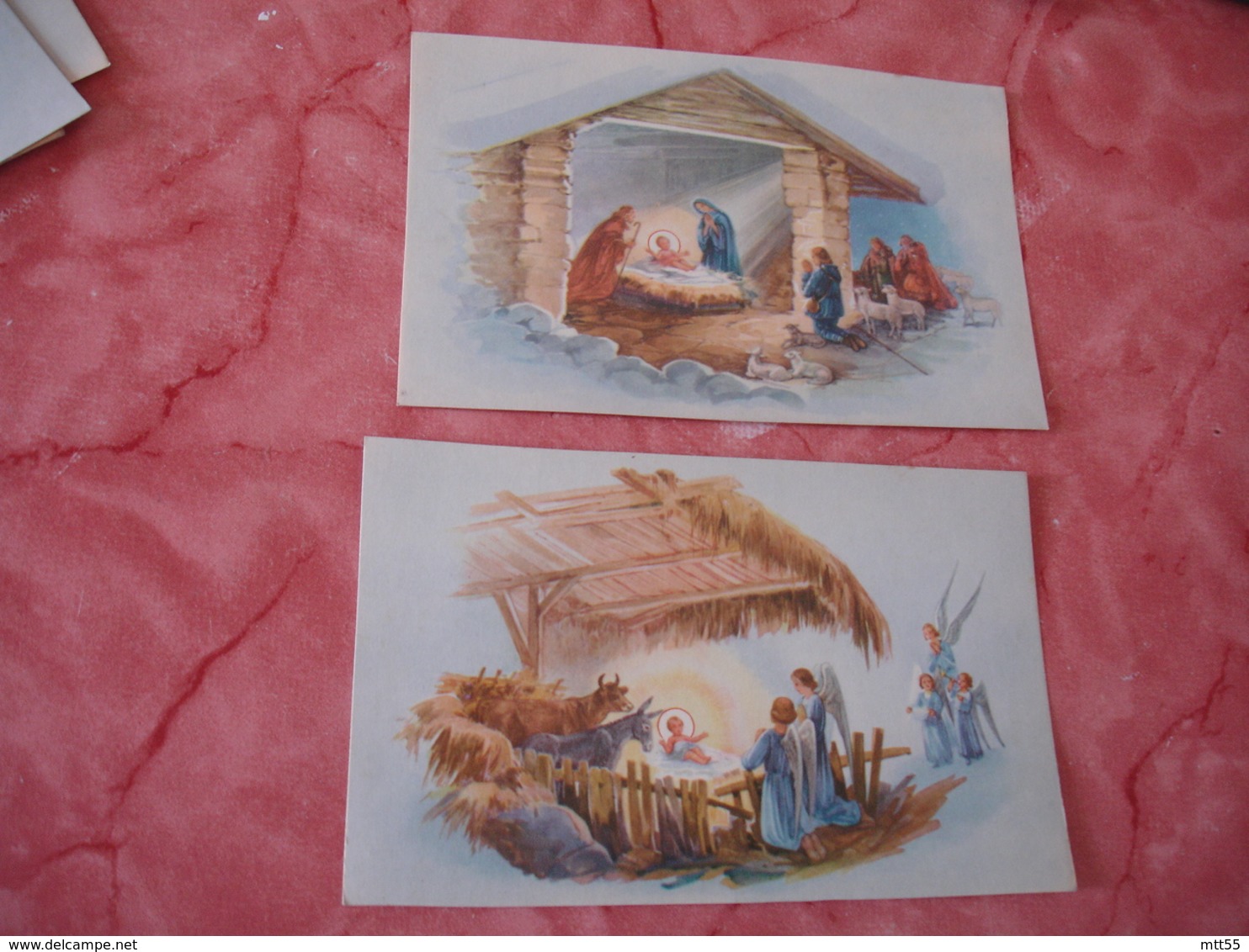 lot 19 carte theme jesus creche roi mage illustrateur