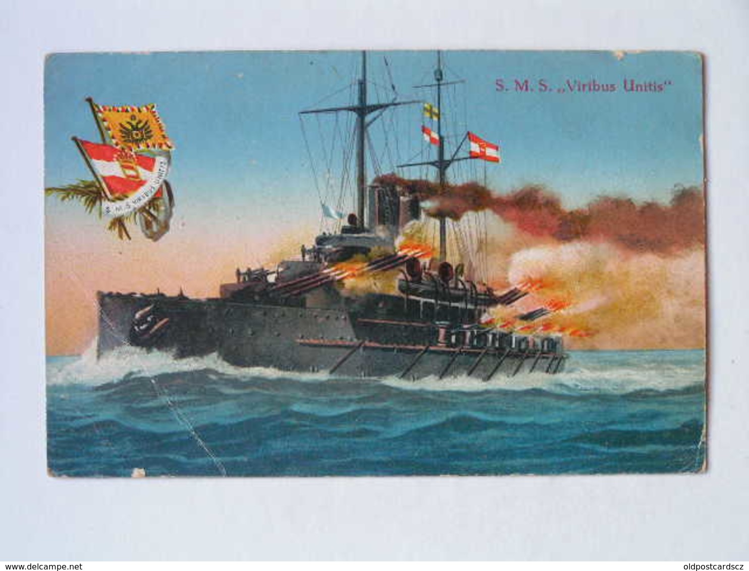K.U.K. Kriegsmarine Marine  SMS 1154 Viribus Unitis 1917 Ed M Schulz - Guerra