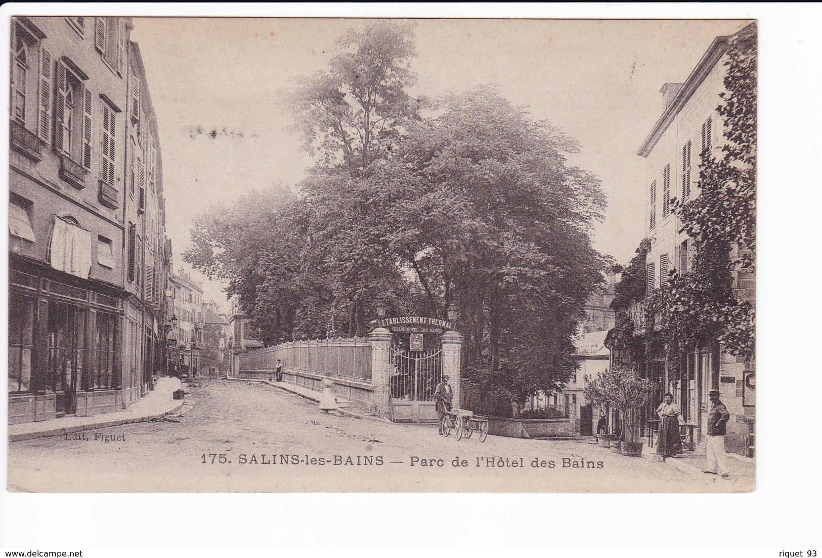 175 - SALINS-les-BAINS - Parc De L'hôtel Des Bains - Autres & Non Classés