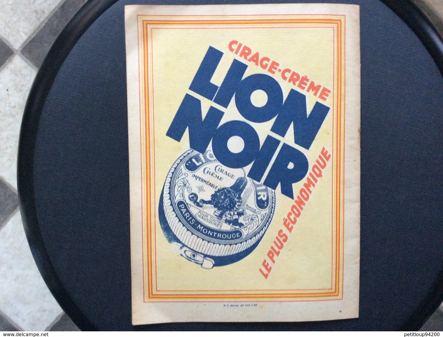 CAHIER Offert Par Les Produits Du LION NOIR - Autres & Non Classés