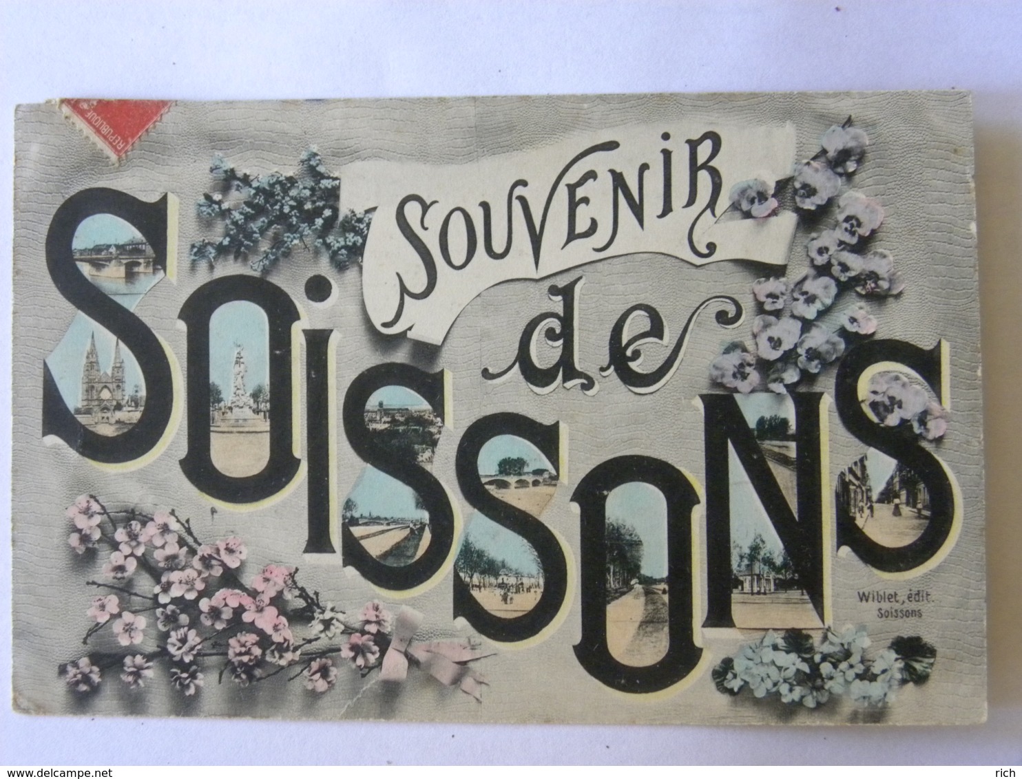 CPA (02) Aisne - Souvenir De SOISSONS - Wiblet, édit. - Soissons