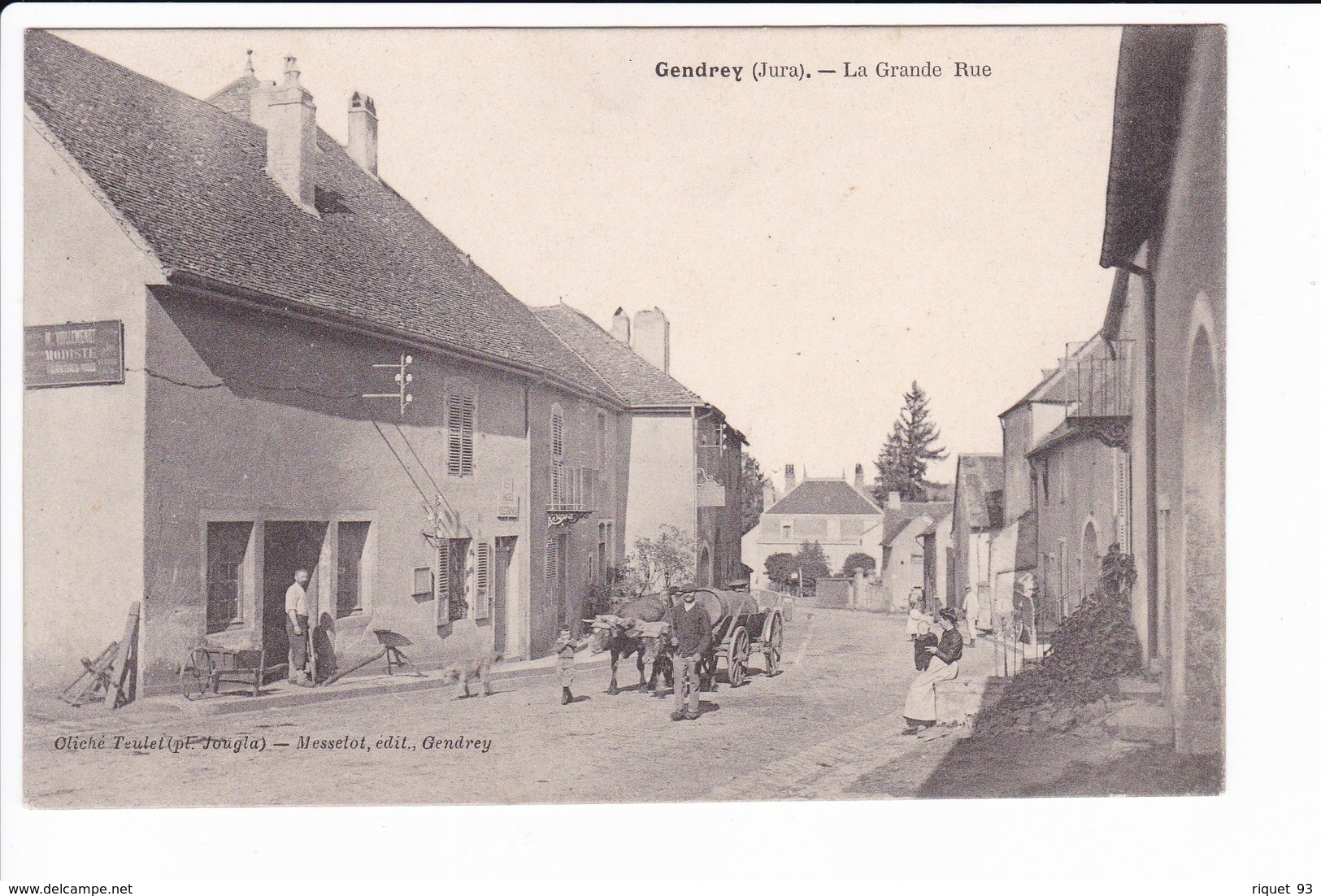 Gendrey - La Grande Rue - Sonstige & Ohne Zuordnung