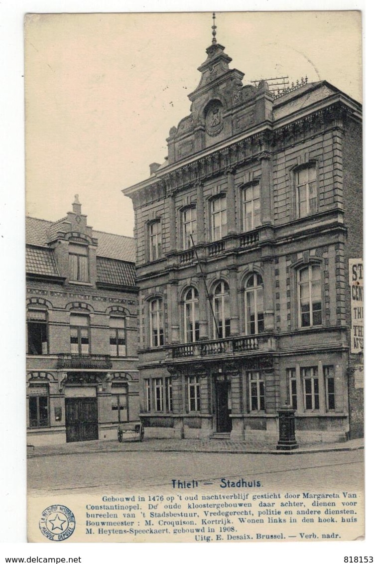 Tielt Thielt - Stadhuis 1923 - Tielt