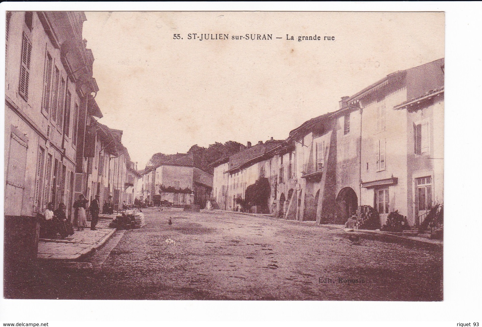 55 - ST-JULIEN-sur-SURAN - La Grande Rue - Sonstige & Ohne Zuordnung