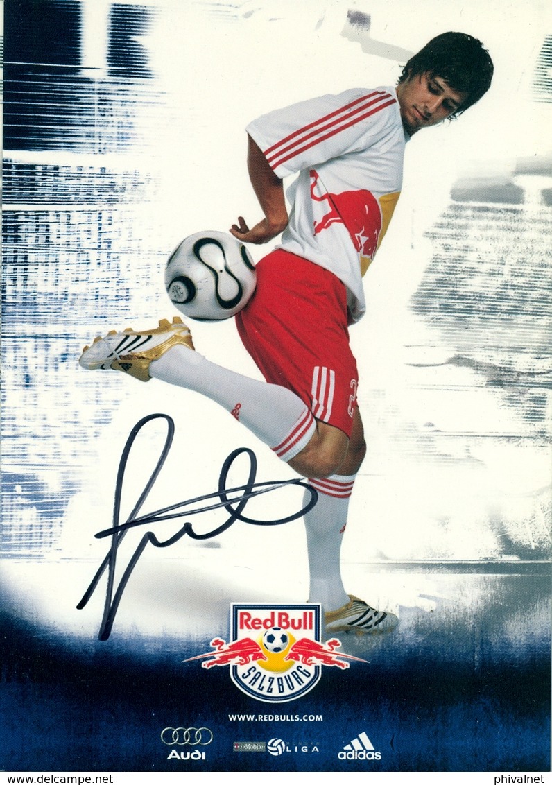 TARJETA PUBLICITARIA , FÚTBOL , SOCCER , FOOTBALL , RED BULL - SALZBURG , MARKUS STEINHÖFER - Fútbol