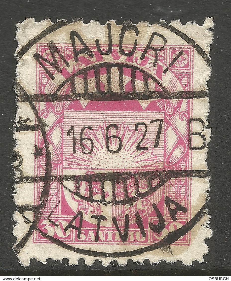 LATVIA. 1923. POSTMARK MAJORI. USED. - Latvia