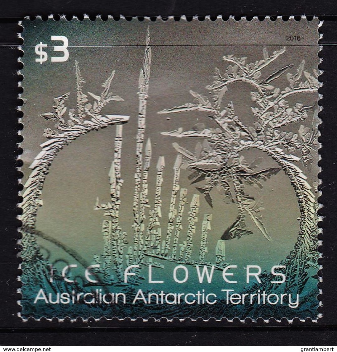 Australian Antarctic 2016 Ice Flowers $3 Used - Used Stamps