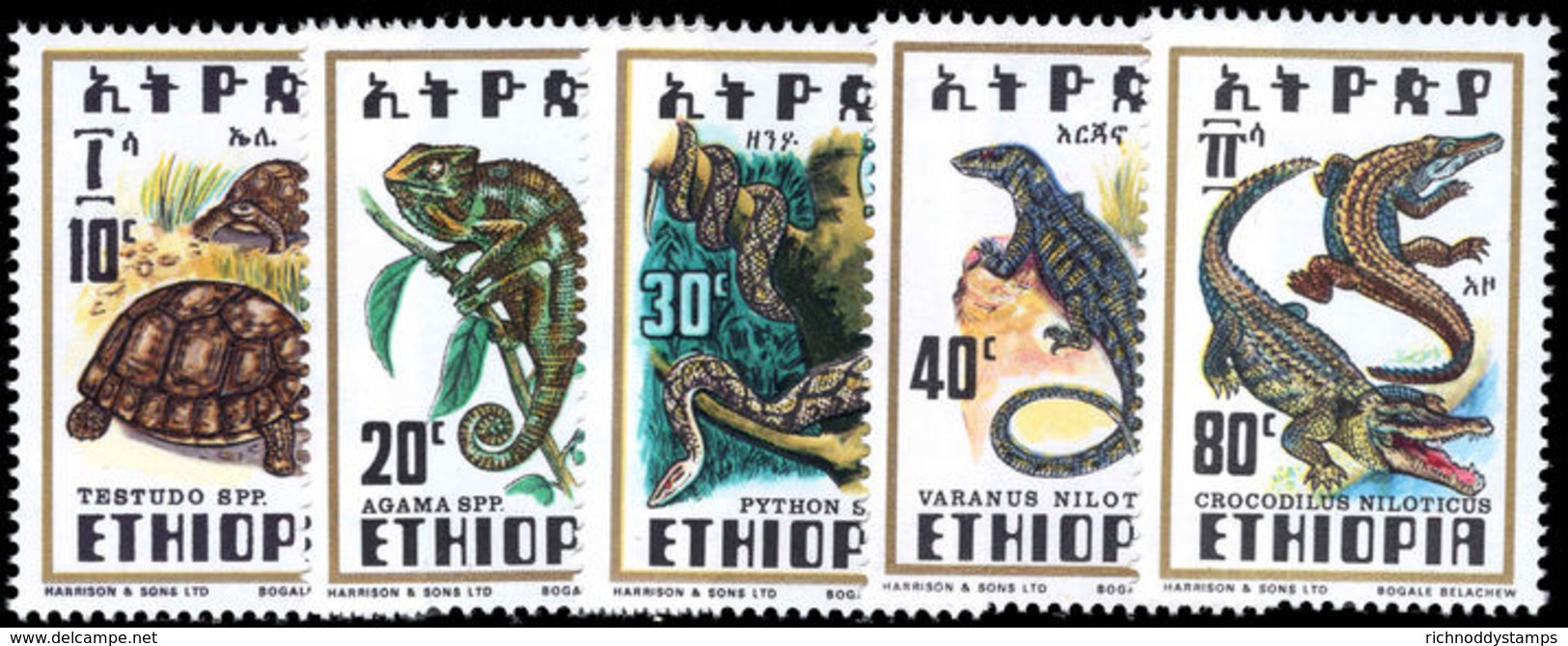 Ethiopia 1976 Repties Unmounted Mint. - Ethiopie