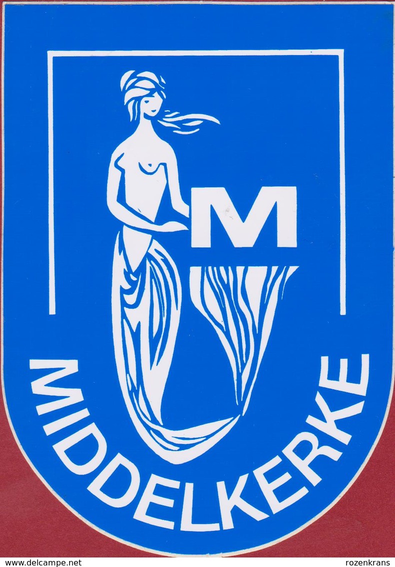 Sticker Autocollant Middelkerke Meermin Mermaid Zeemeermin Sirene Aufkleber Adesivo - Stickers