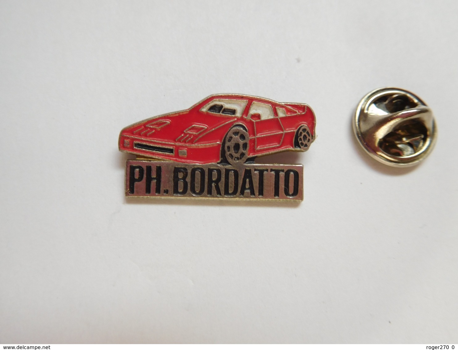 Beau Pin's , Auto Ferrari F40 , Ph. Bordatto , Biscarrosse - Ferrari