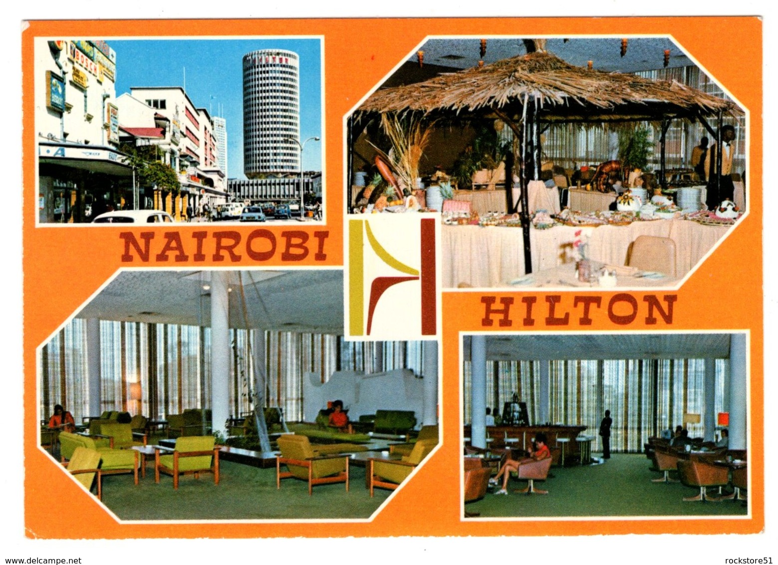 Nairobi Hilton 2 Postcards - Kenya