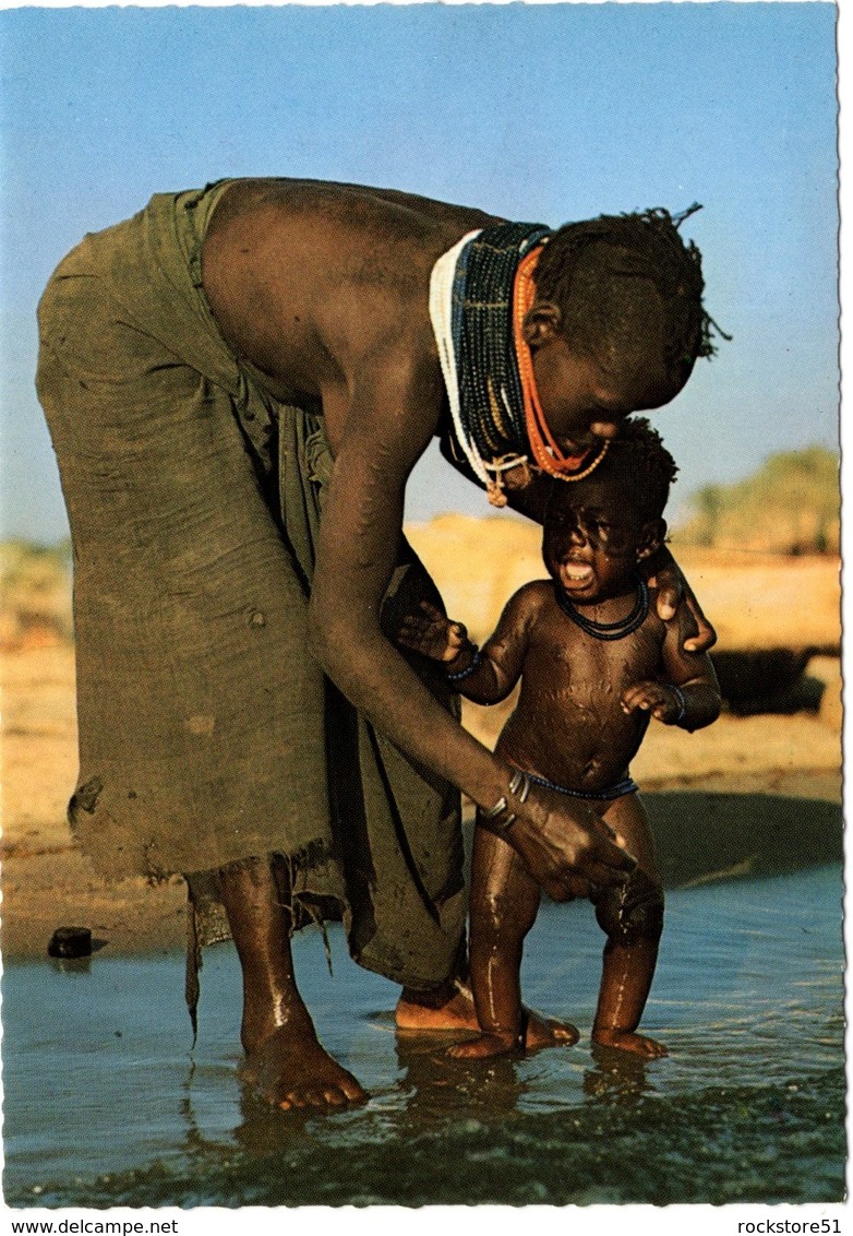 El Molo Bathing Child - Kenya