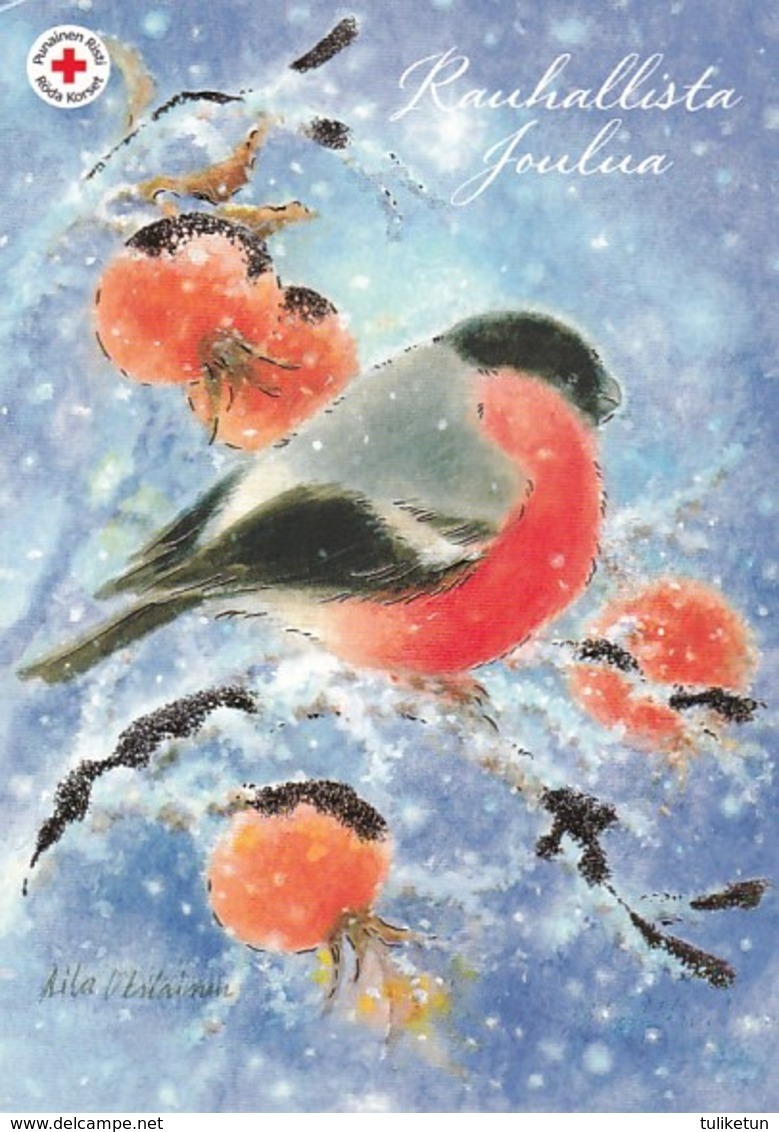 Postal Stationery - Birds - Bullfinches In Winter - Red Cross 2000 - Suomi Finland - Postage Paid - Interi Postali