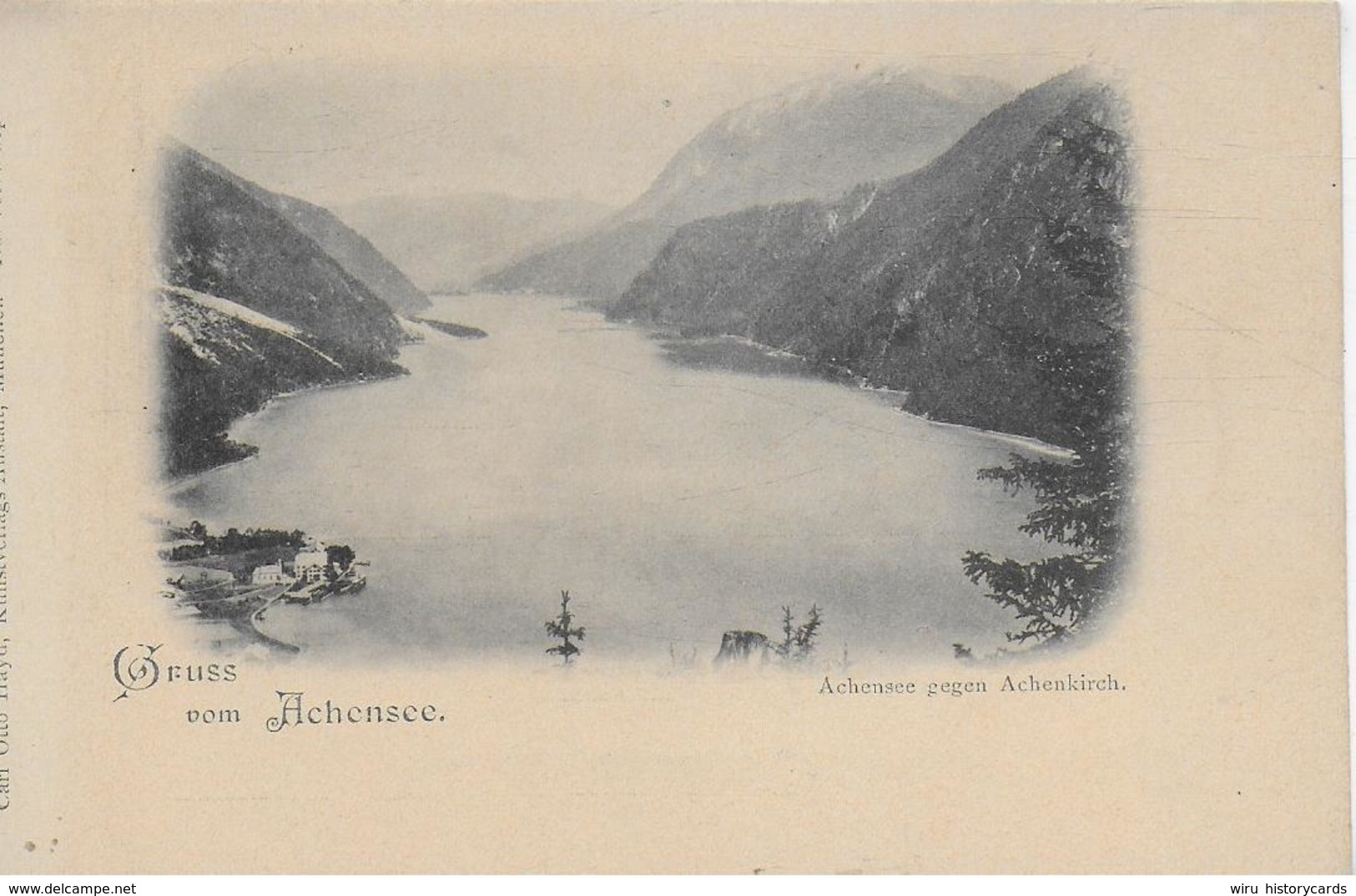 AK 0279  Gruss Vom Achensee Gegen Achenkirch - Verlag Hayd Ca. Um 1900 - Achenseeorte